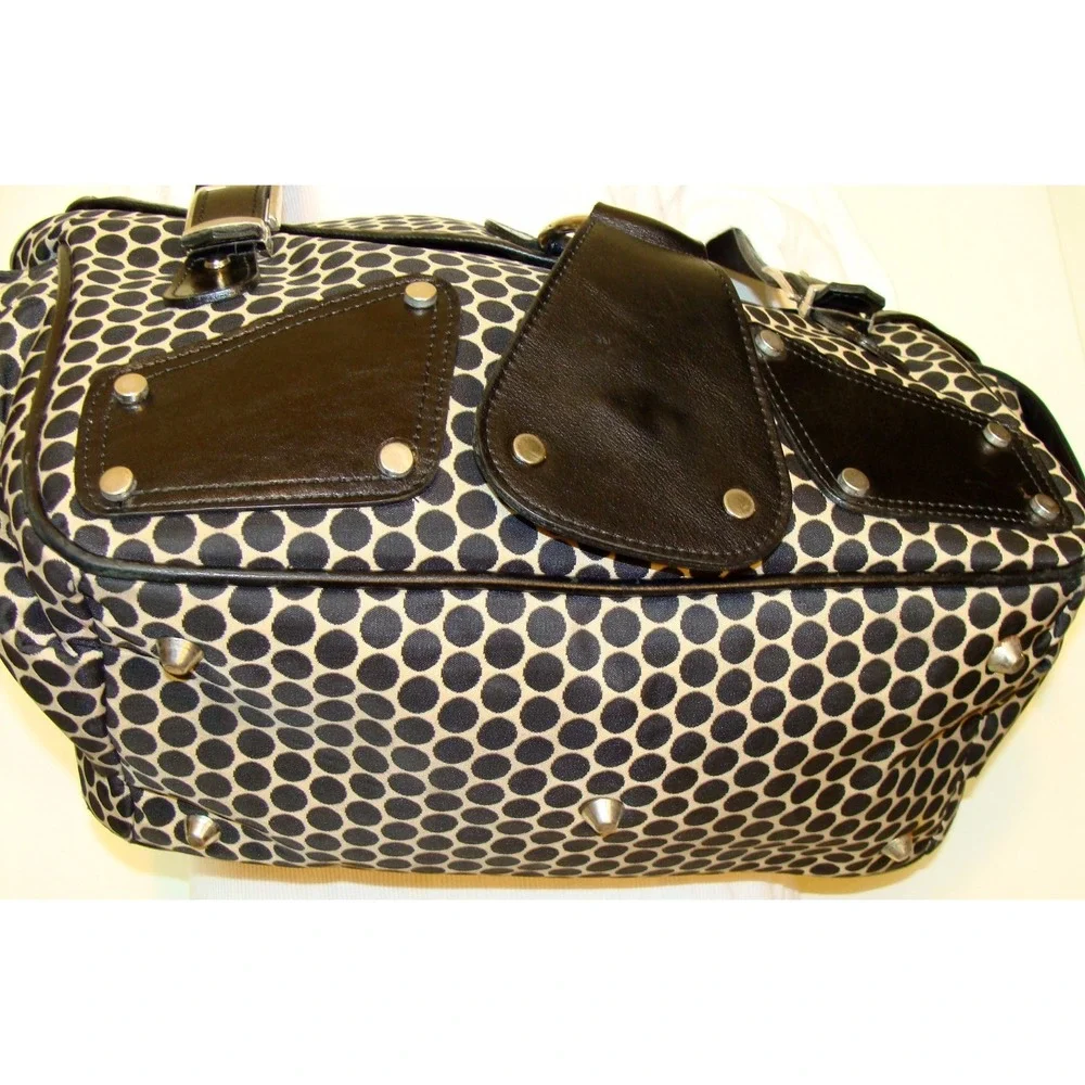 MIA BOSSI MARIA BLACK DIAPER LARGE BAG PURSE